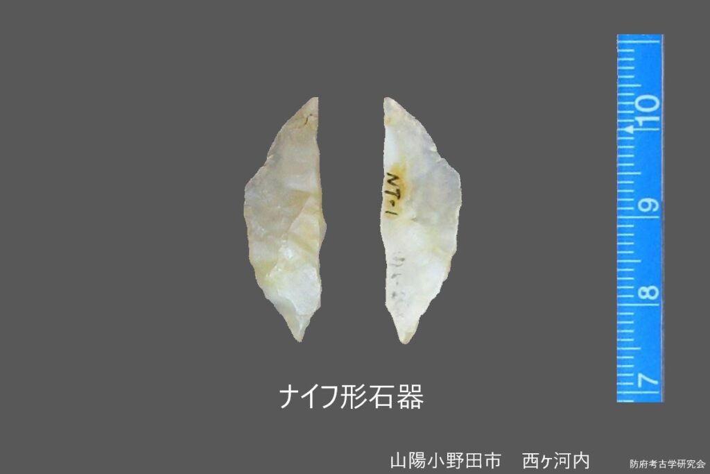 （ナイフ形石器の出ない遺跡は旧石器の遺跡でないと、昔（１９６８年頃）グループ評価でした。）